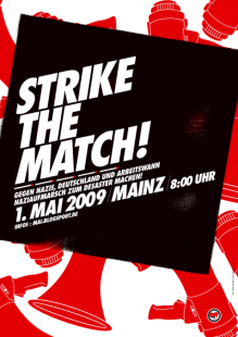 Flyer-Bild des AntiFa-Bündnisses Strike the Match!